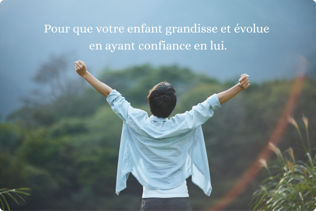 Adolescent confiant.